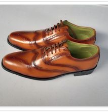 Fashion Official Laced Leather Shoes - Brown